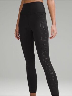 Lululemon Wunder Train HR Graphic High-Rise Legging